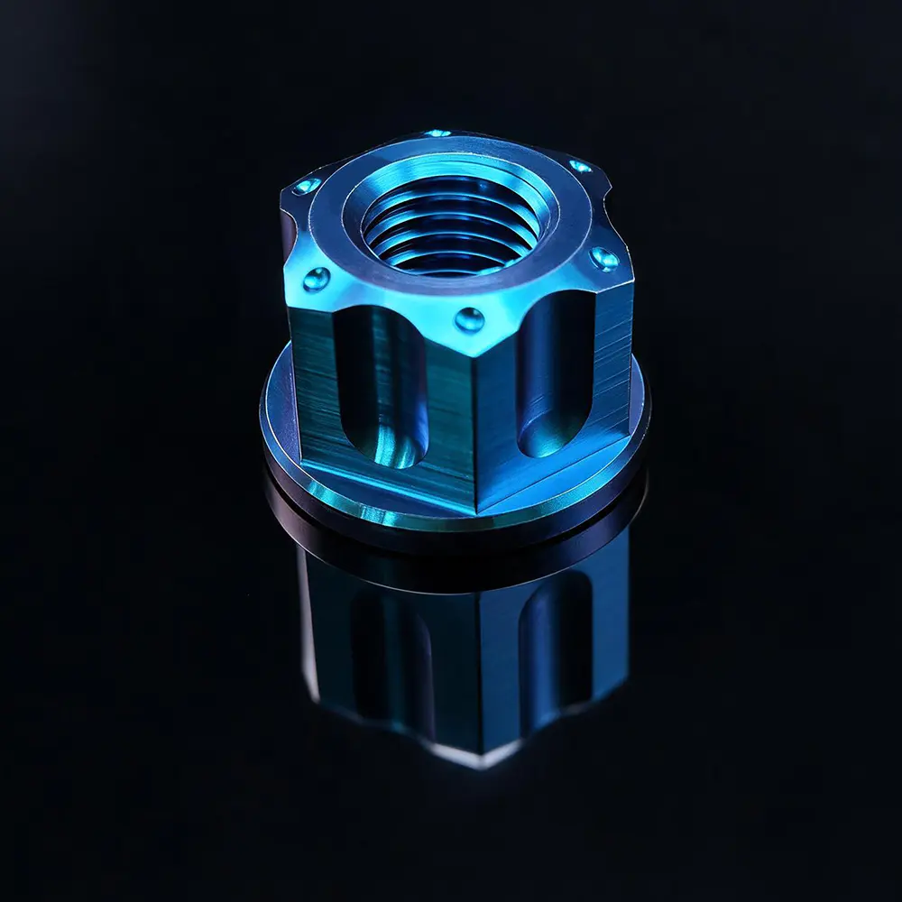 কাস্টম Flanged Knurled বাদাম