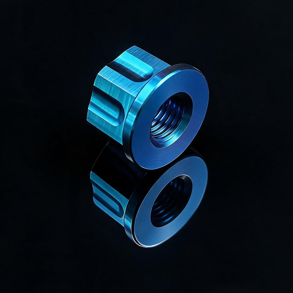 কাস্টম Flanged Knurled বাদাম